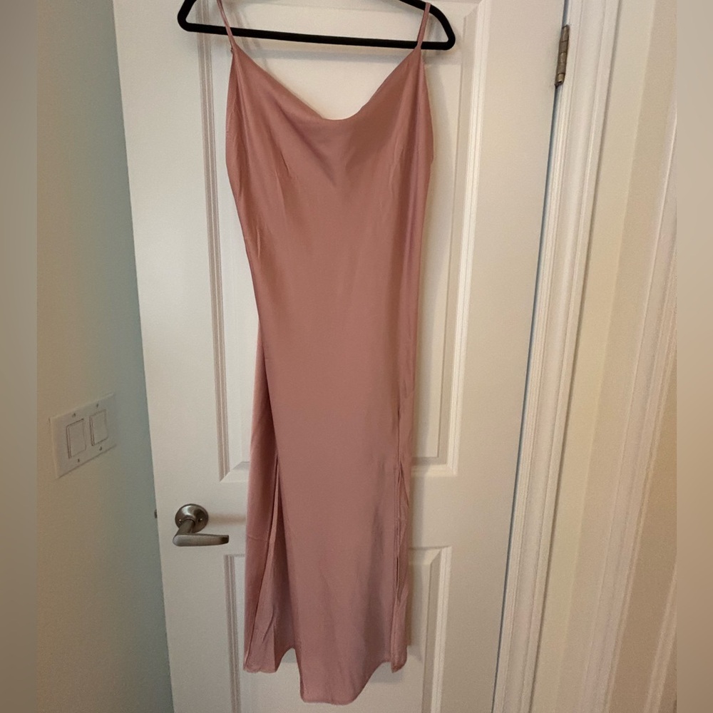 Paper heart Pink Slip Dress midi